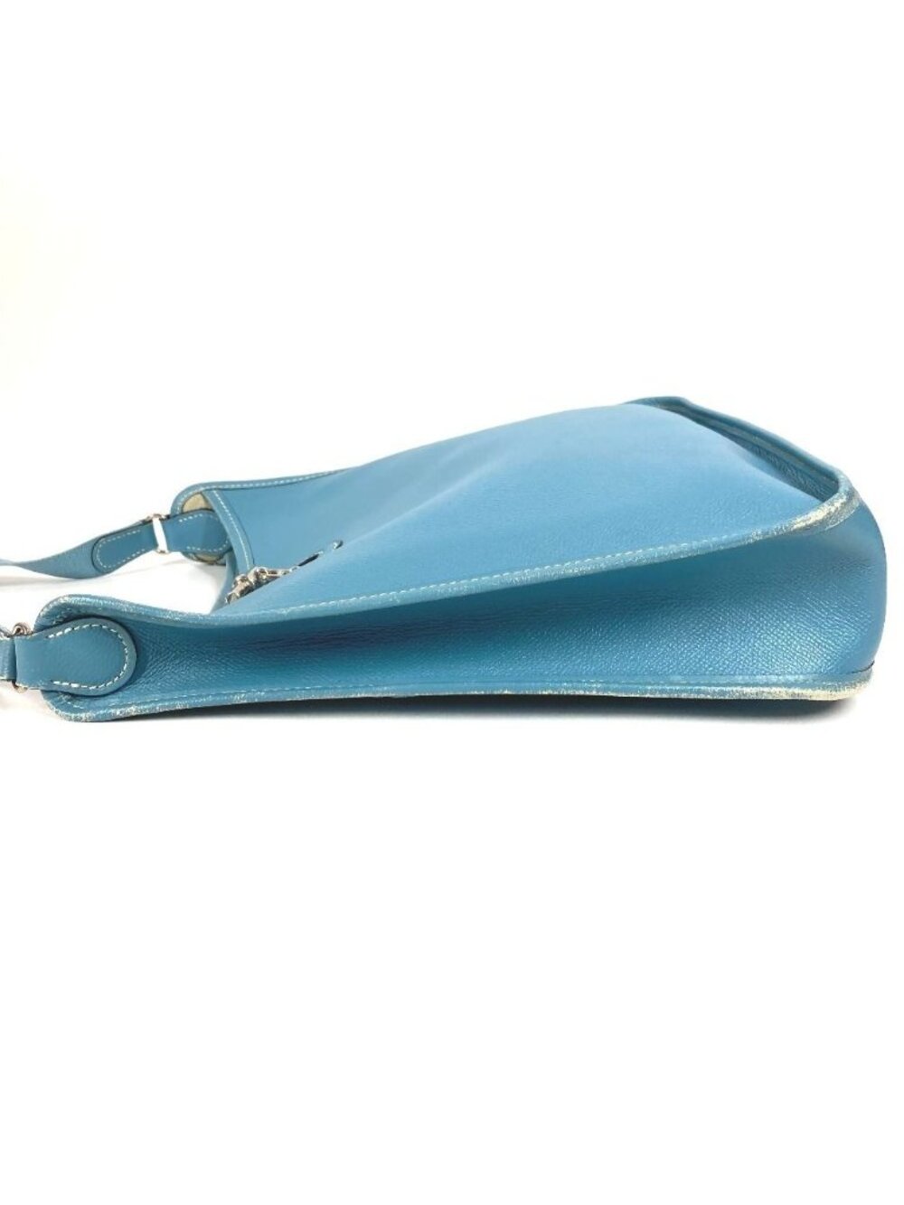 Hermes Shoulder Bag Vespa PM Leather Blue Jean - Picture 4 of 9